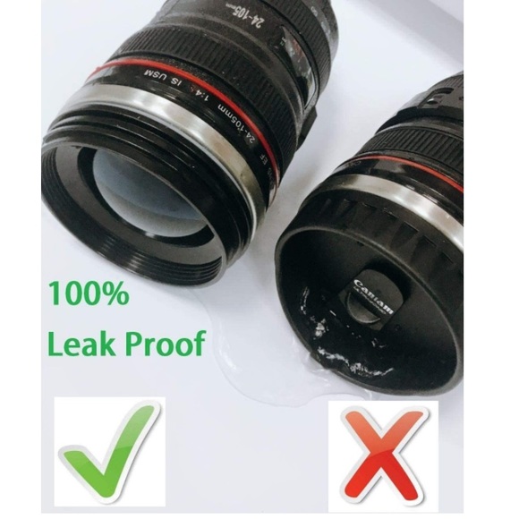 Camera Lens Coffee Mug,Camera Lens Mug, Stainless Steel - Picture 4 of 7